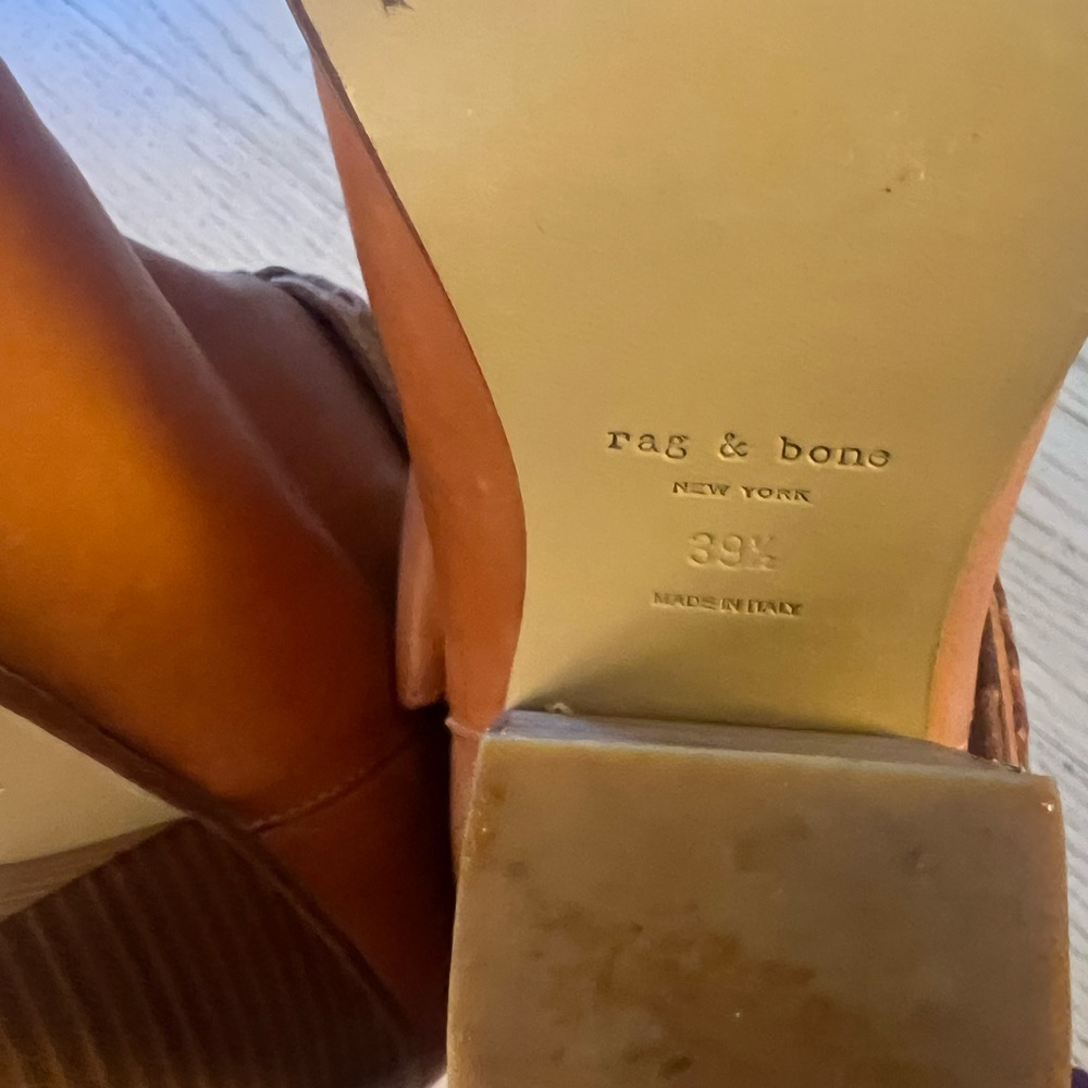 Rag And Bone Harrow Booties 39.5/9 - image 5